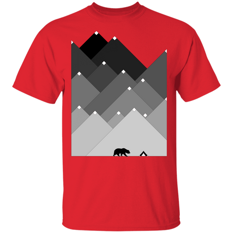 T-Shirts Red / YXS Snow Cap Bear Mountain Youth T-Shirt