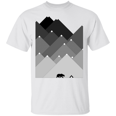T-Shirts White / YXS Snow Cap Bear Mountain Youth T-Shirt