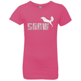 T-Shirts Hot Pink / YXS Snow Girls Premium T-Shirt
