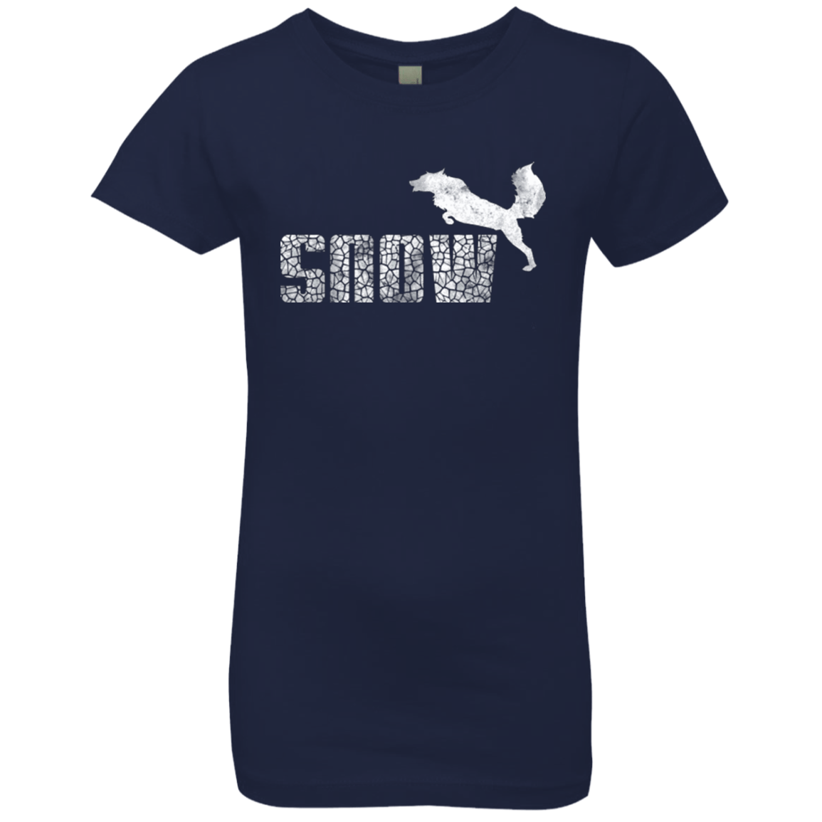 T-Shirts Midnight Navy / YXS Snow Girls Premium T-Shirt