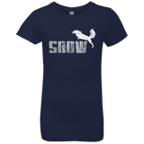 T-Shirts Midnight Navy / YXS Snow Girls Premium T-Shirt