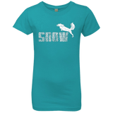 T-Shirts Tahiti Blue / YXS Snow Girls Premium T-Shirt