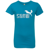 T-Shirts Turquoise / YXS Snow Girls Premium T-Shirt
