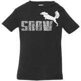 T-Shirts Black / 6 Months Snow Infant Premium T-Shirt