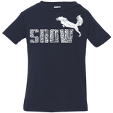 T-Shirts Navy / 6 Months Snow Infant Premium T-Shirt