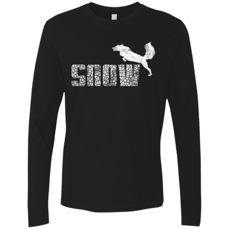 T-Shirts Black / Small Snow Men's Premium Long Sleeve