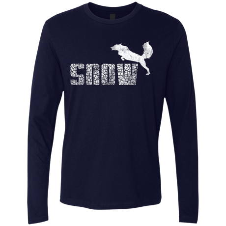 T-Shirts Midnight Navy / Small Snow Men's Premium Long Sleeve