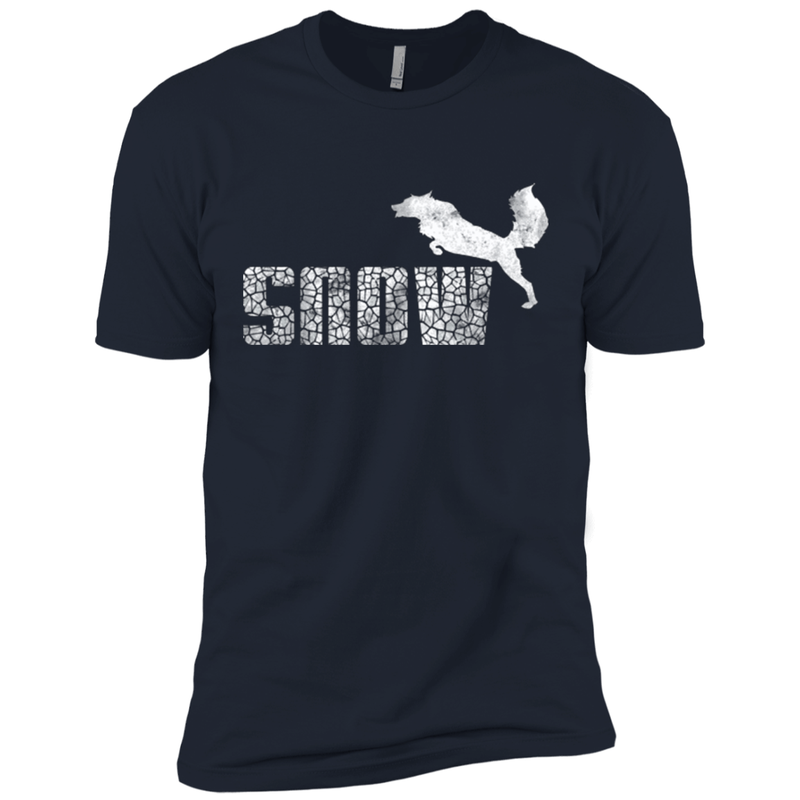 T-Shirts Midnight Navy / X-Small Snow Men's Premium T-Shirt