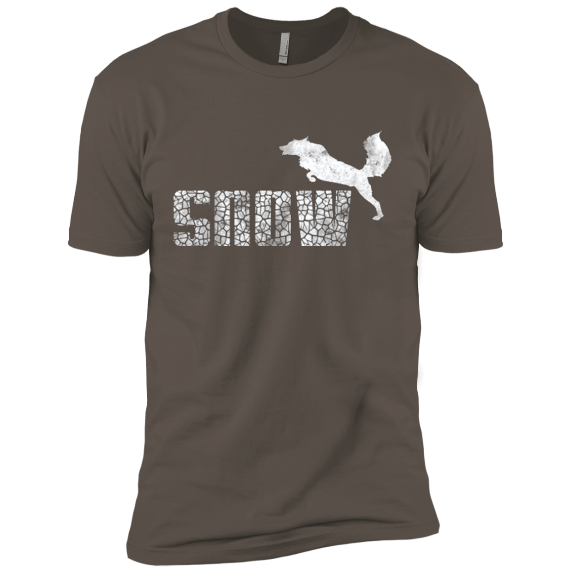 T-Shirts Warm Grey / X-Small Snow Men's Premium T-Shirt