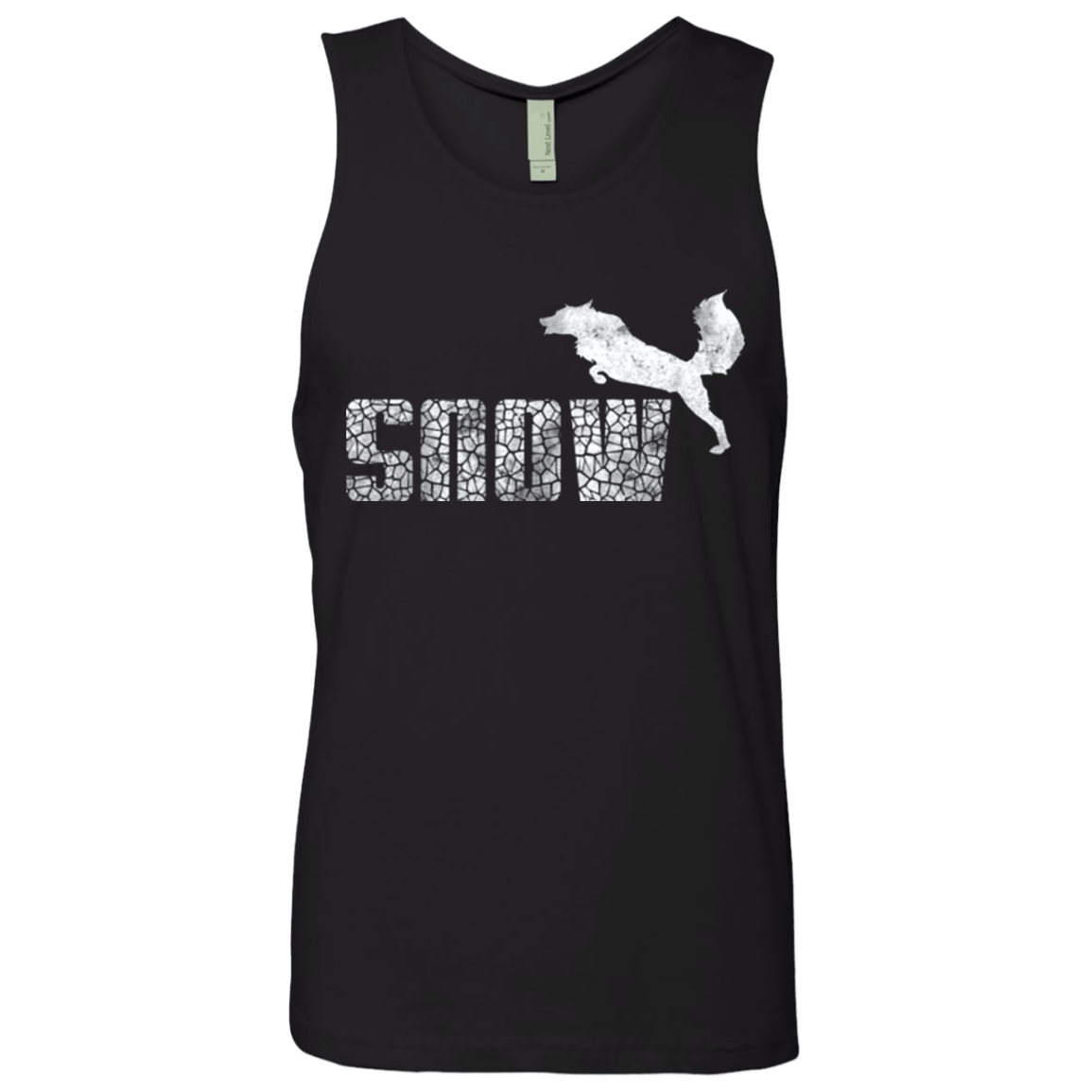 T-Shirts Black / Small Snow Men's Premium Tank Top