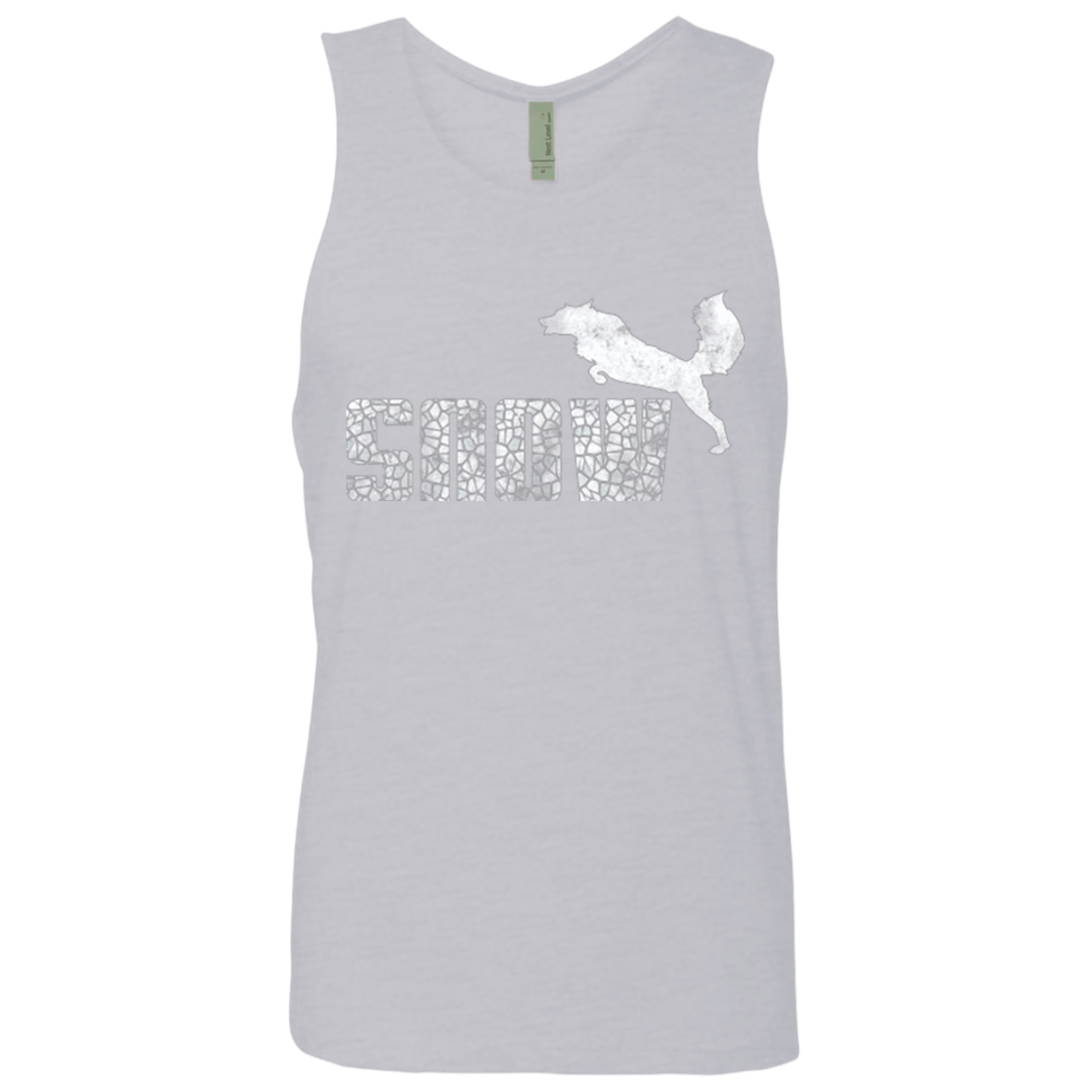 T-Shirts Heather Grey / Small Snow Men's Premium Tank Top