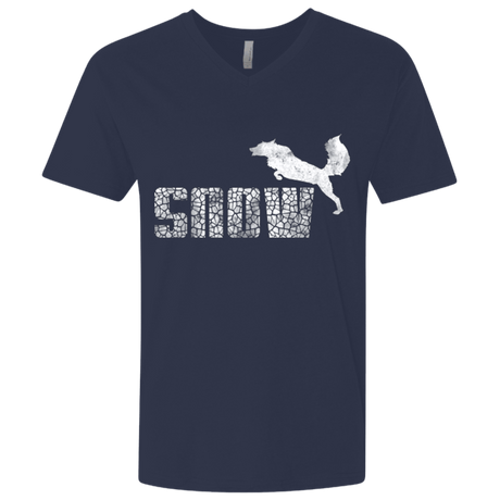 T-Shirts Midnight Navy / X-Small Snow Men's Premium V-Neck