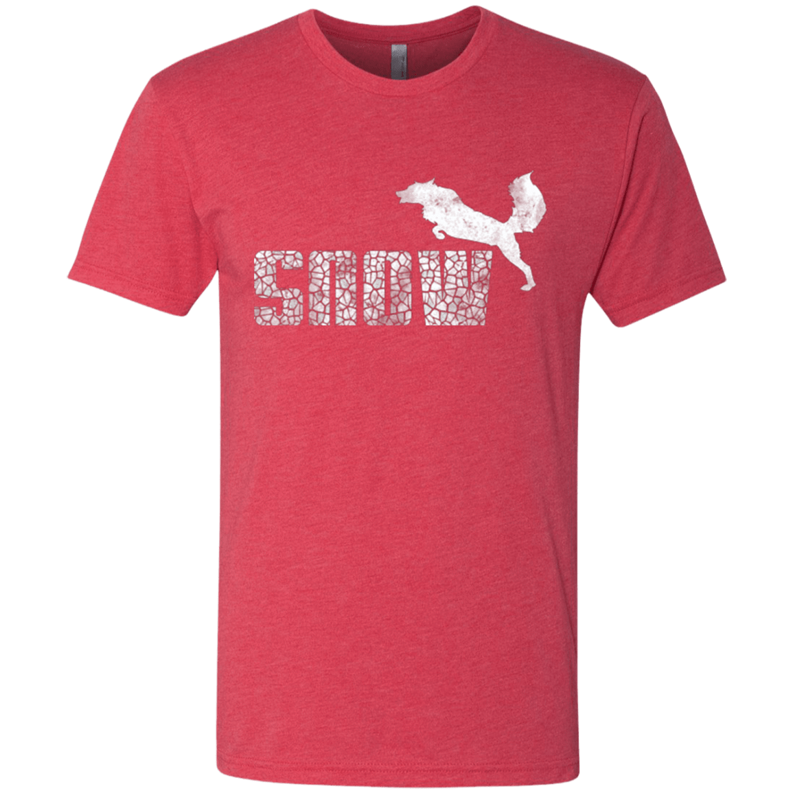 T-Shirts Vintage Red / Small Snow Men's Triblend T-Shirt