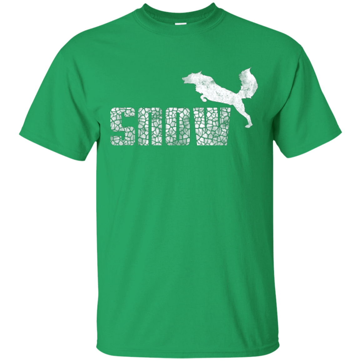 T-Shirts Irish Green / Small Snow T-Shirt