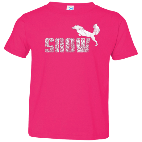 T-Shirts Hot Pink / 2T Snow Toddler Premium T-Shirt
