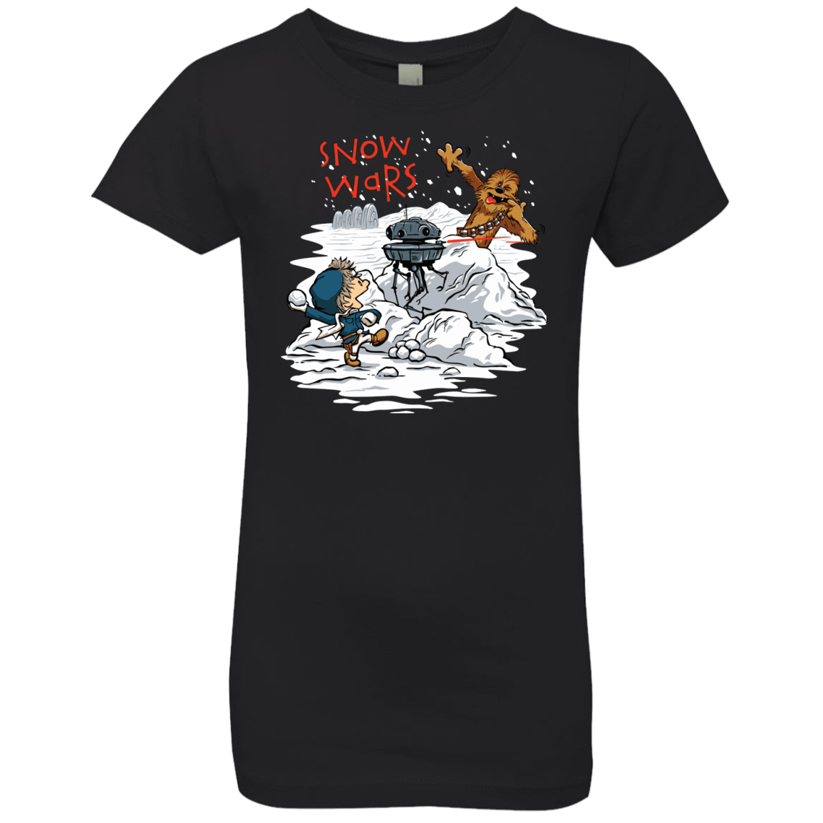 T-Shirts Black / YXS Snow Wars Girls Premium T-Shirt