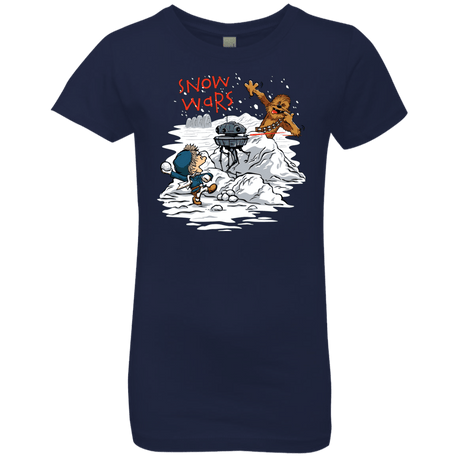 T-Shirts Midnight Navy / YXS Snow Wars Girls Premium T-Shirt
