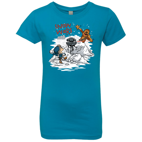 T-Shirts Turquoise / YXS Snow Wars Girls Premium T-Shirt
