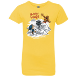 T-Shirts Vibrant Yellow / YXS Snow Wars Girls Premium T-Shirt