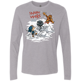 T-Shirts Heather Grey / Small Snow Wars Men's Premium Long Sleeve