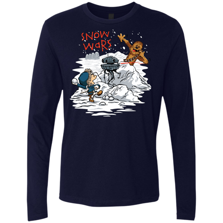 T-Shirts Midnight Navy / Small Snow Wars Men's Premium Long Sleeve