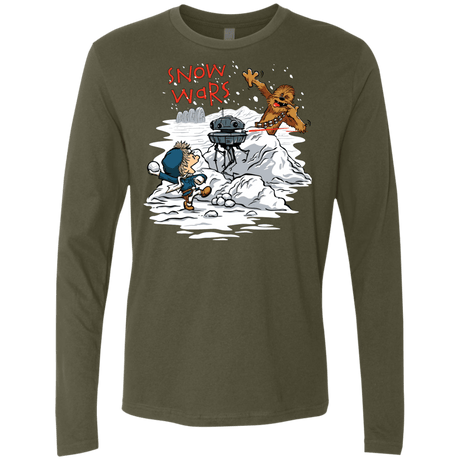 T-Shirts Military Green / Small Snow Wars Men's Premium Long Sleeve