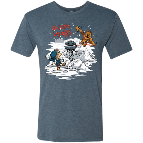 T-Shirts Indigo / Small Snow Wars Men's Triblend T-Shirt