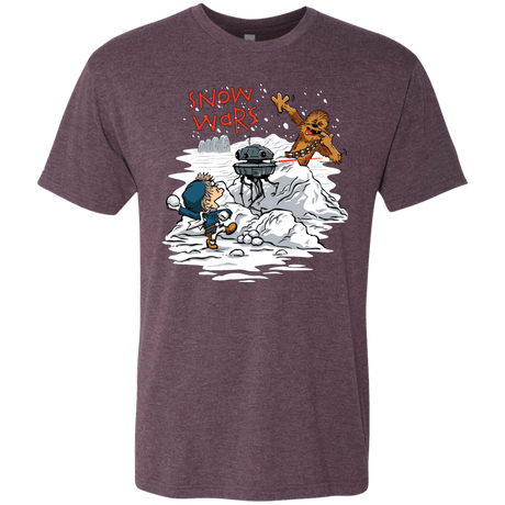 T-Shirts Vintage Purple / Small Snow Wars Men's Triblend T-Shirt