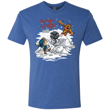 T-Shirts Vintage Royal / Small Snow Wars Men's Triblend T-Shirt