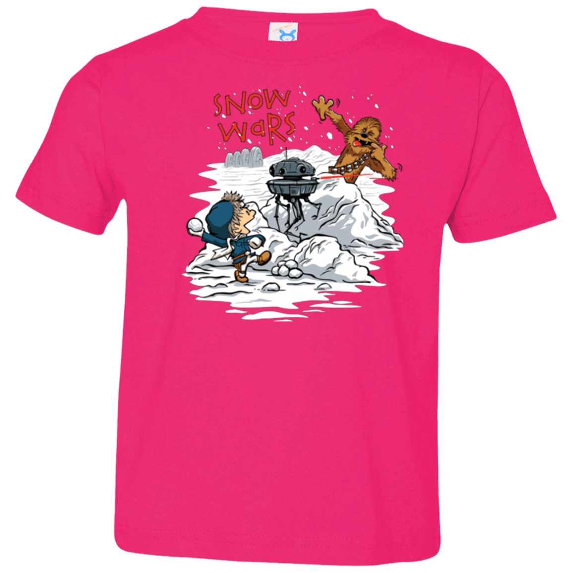 T-Shirts Hot Pink / 2T Snow Wars Toddler Premium T-Shirt