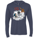 T-Shirts Vintage Navy / X-Small Snow Wars Triblend Long Sleeve Hoodie Tee