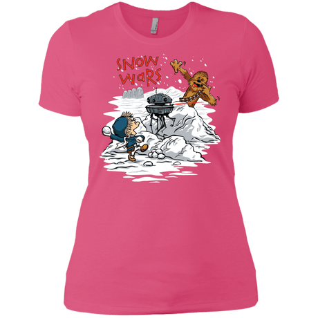 T-Shirts Hot Pink / X-Small Snow Wars Women's Premium T-Shirt