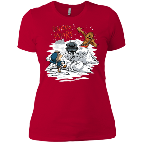 T-Shirts Red / X-Small Snow Wars Women's Premium T-Shirt