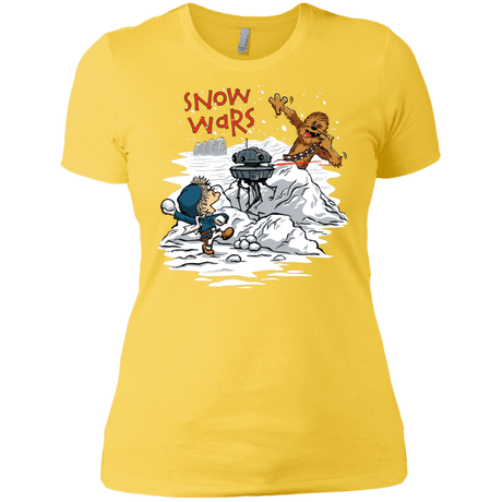 T-Shirts Vibrant Yellow / X-Small Snow Wars Women's Premium T-Shirt