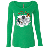 T-Shirts Envy / Small Snow Wars Women's Triblend Long Sleeve Shirt