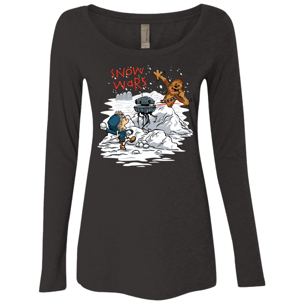 T-Shirts Vintage Black / Small Snow Wars Women's Triblend Long Sleeve Shirt