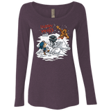 T-Shirts Vintage Purple / Small Snow Wars Women's Triblend Long Sleeve Shirt