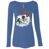T-Shirts Vintage Royal / Small Snow Wars Women's Triblend Long Sleeve Shirt