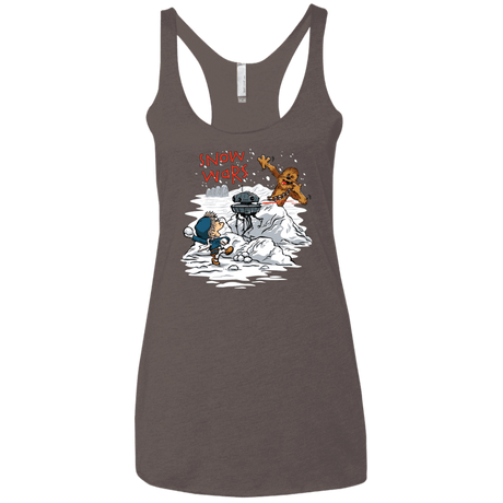 T-Shirts Macchiato / X-Small Snow Wars Women's Triblend Racerback Tank