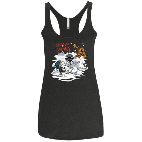 T-Shirts Vintage Black / X-Small Snow Wars Women's Triblend Racerback Tank