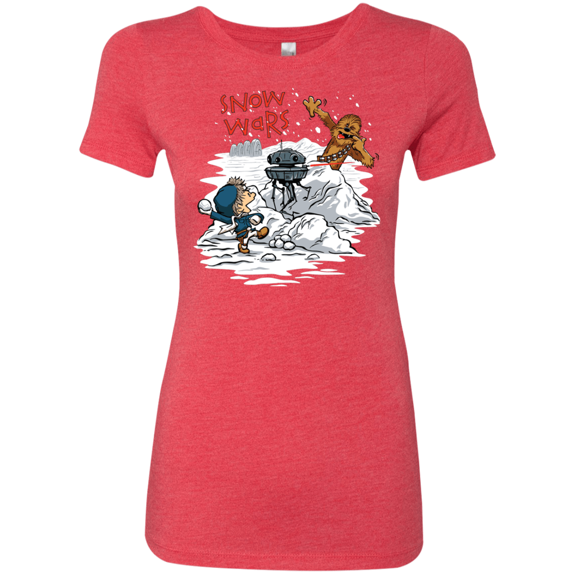 T-Shirts Vintage Red / Small Snow Wars Women's Triblend T-Shirt