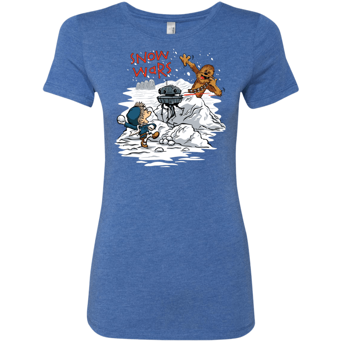 T-Shirts Vintage Royal / Small Snow Wars Women's Triblend T-Shirt