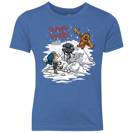T-Shirts Vintage Royal / YXS Snow Wars Youth Triblend T-Shirt