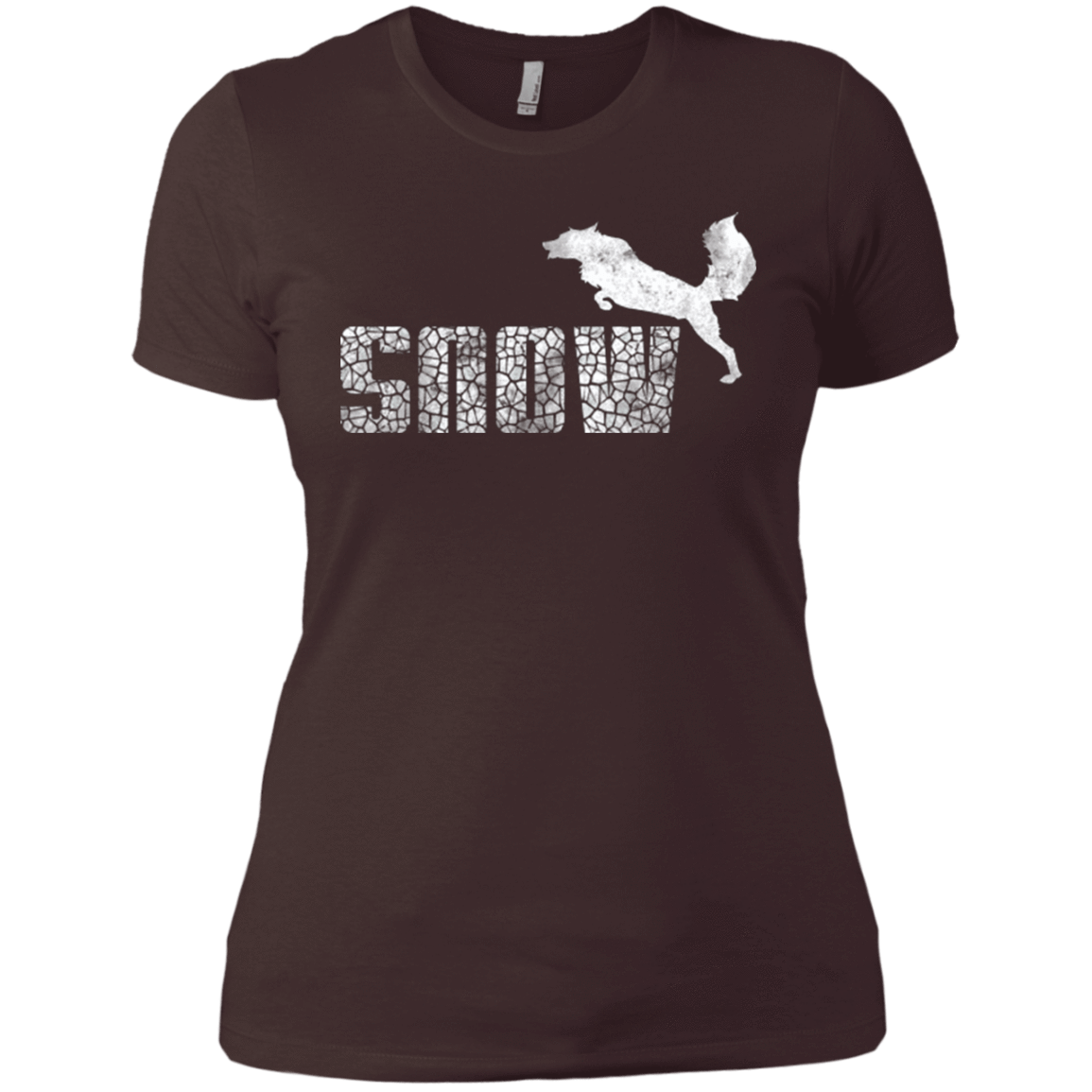 T-Shirts Dark Chocolate / X-Small Snow Women's Premium T-Shirt