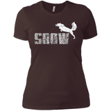 T-Shirts Dark Chocolate / X-Small Snow Women's Premium T-Shirt