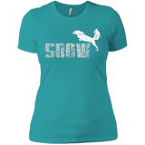T-Shirts Tahiti Blue / X-Small Snow Women's Premium T-Shirt