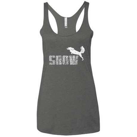 T-Shirts Premium Heather / X-Small Snow Women's Triblend Racerback Tank