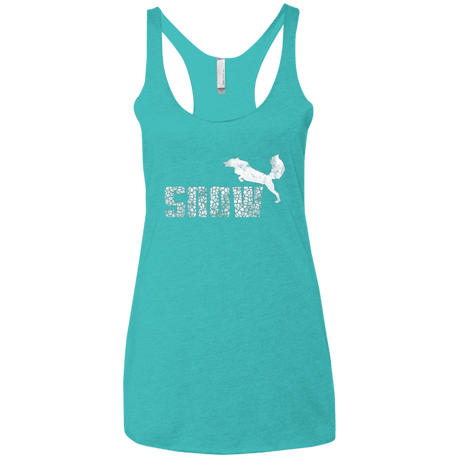 T-Shirts Tahiti Blue / X-Small Snow Women's Triblend Racerback Tank