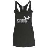 T-Shirts Vintage Black / X-Small Snow Women's Triblend Racerback Tank