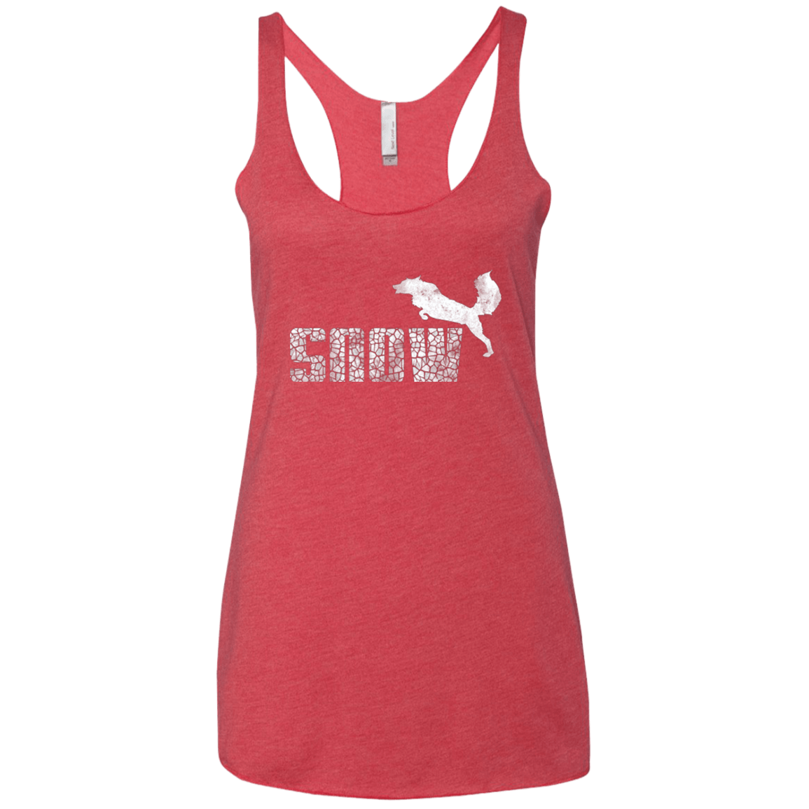 T-Shirts Vintage Red / X-Small Snow Women's Triblend Racerback Tank